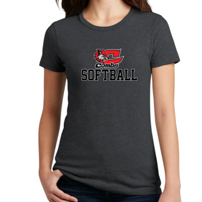 Combs Softball Ladies Crewneck T-shirt   Thumbnail